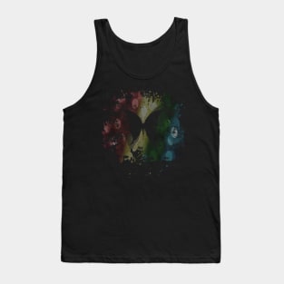 Butterfly Colorful, Retro Design Tank Top